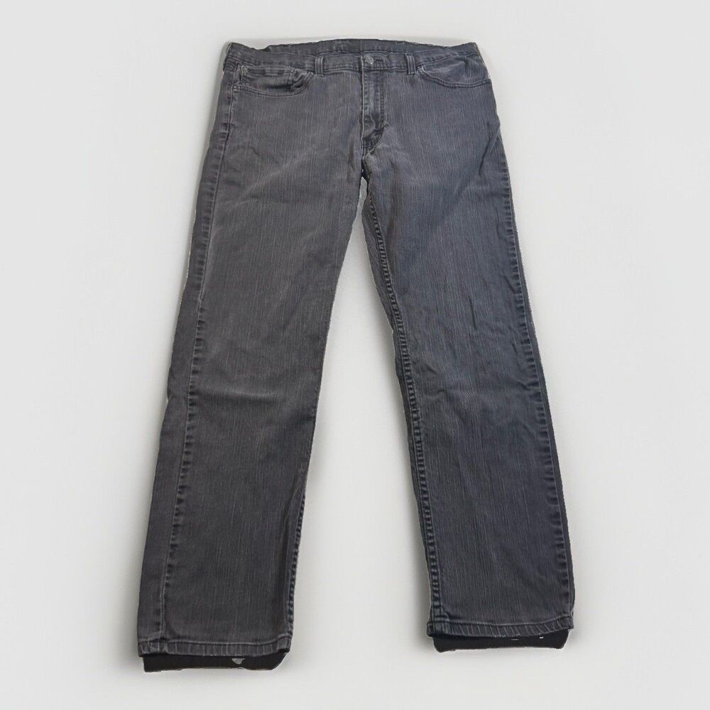 Levi’s 559 Relaxed Straight Jeans Men’s 38x32 (fits 36x31) Black Vert Marbling